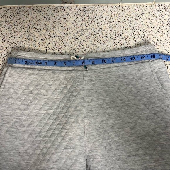 Marine Layer Women’s Corbet Quilted Jogger Sweatpants Light Gray Size M - Picture 8 of 10